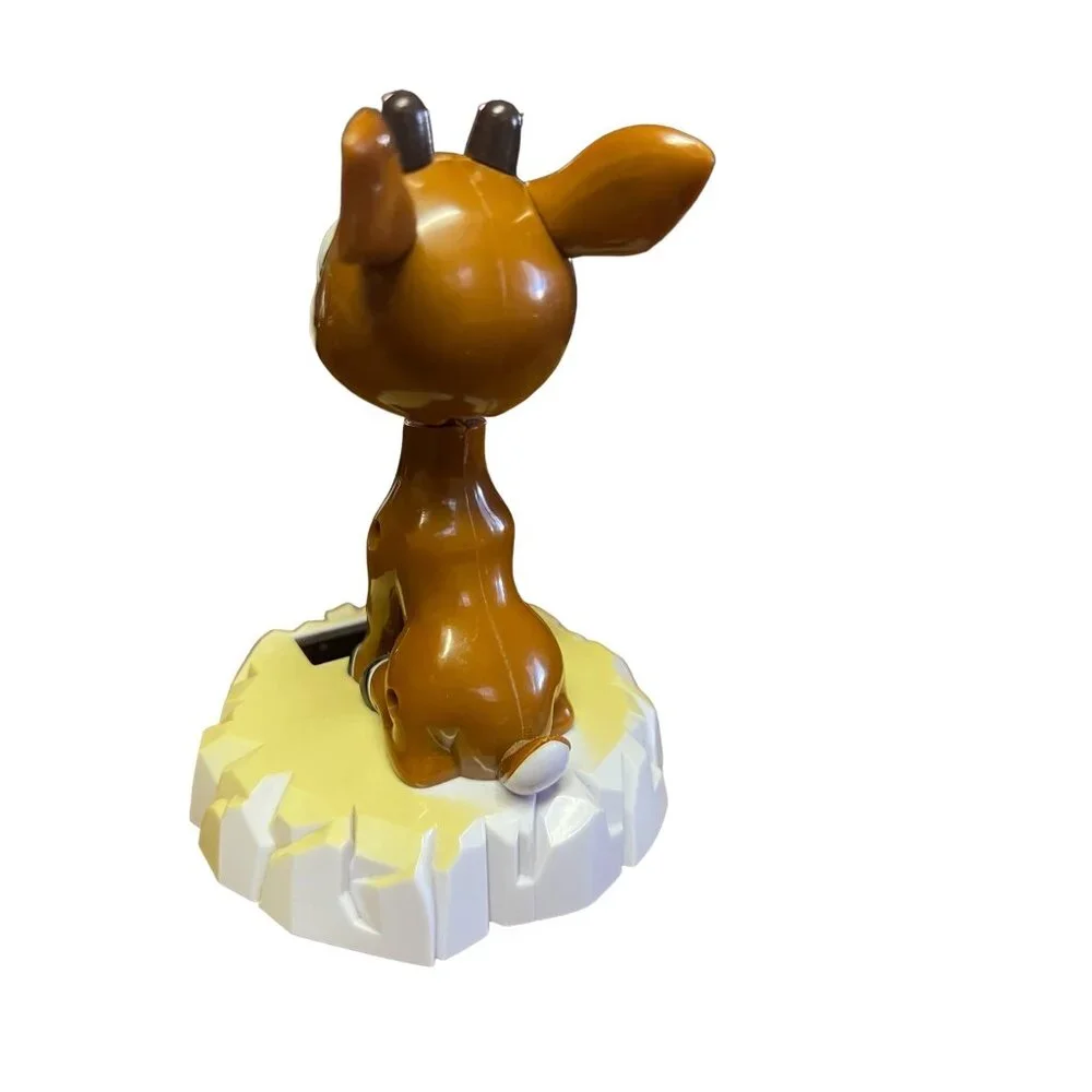 Rudolph Reindeer Nodding Head Solar Activated Figure
